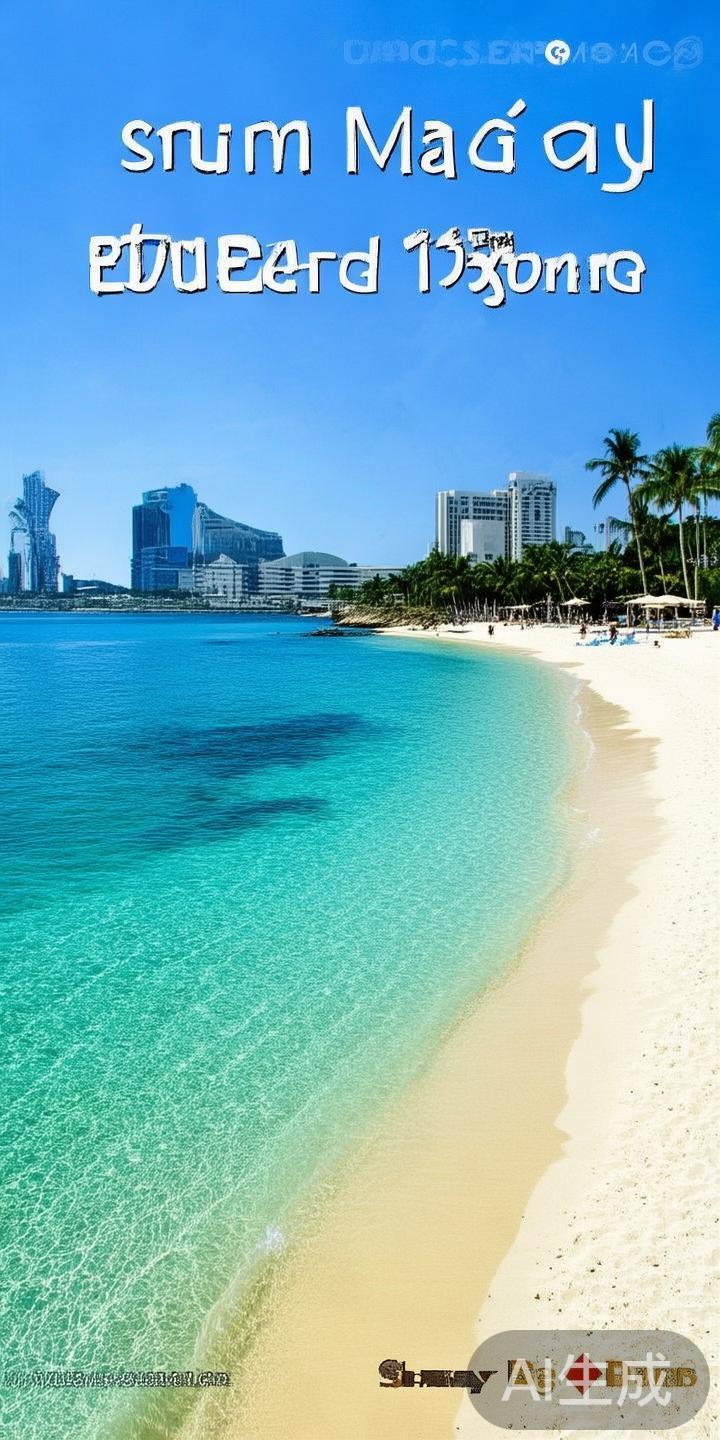 位于澳门金沙平附近的金沙海滩为游客提供了放松身心的